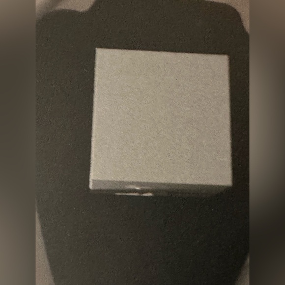 NWT And Now This High Polished Clear Crystal Duo C Hoop Earring Pair, Gold Plate - Picture 6 of 6